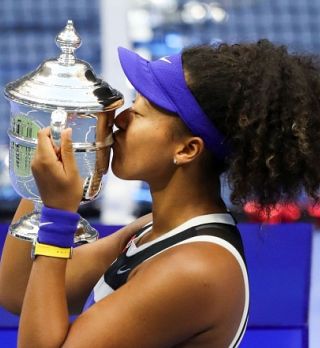 Naomi Osaka po preobratu do drugega naslova v Flushing Meadowsu