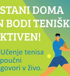 Ostani doma in bodi teniško aktiven!