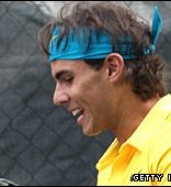 FOTO: Rafael Nadal se je ostrigel kot Roger Federer!