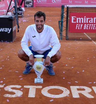 Albert Ramos Vinolas slavil v Estorilu