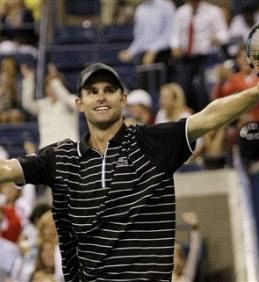 Andy Roddick kar dvakrat zlomil lopar!