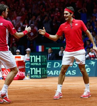 Olimpijska prvaka Federer in Wawrinka zablestela v pravem trenutku