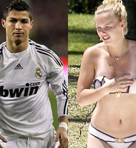 'Povohala' sta se Caroline Wozniacki in najdražji nogometaš Christiano Ronaldo!