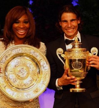 FOTO! Serena Williams in Rafael Nadal skupaj na slavnostni večerji!