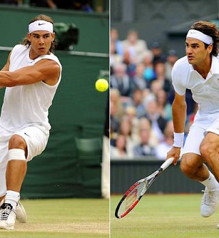 Kako velika sta Roger Federer in Rafael Nadal?