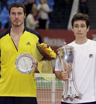 Marat Safin padel pred rojakom Igorjem Kunicinom