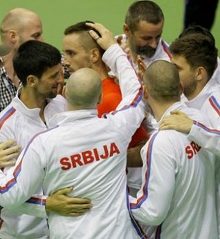 Hrvati in Srbi v četrtfinalu Davisovega pokala