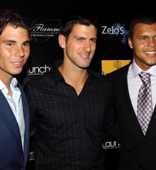FOTO! Novak Djokovič, Rafael Nadal, Andy Murray in drugi igralci, na svečani zabavi!