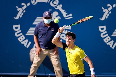 Bedene po tesnem obračunu izgubil dvoboj s Fogninijem v Hamburgu