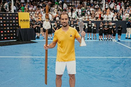 Kakšna leta, Richard Gasquet je kot vino, zmagal je v Aucklandu