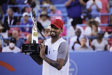 Kyrgios drugič zmagal na turnirju v Washingtonu