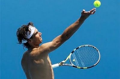 FOTO! Veliki Rafael Nadal razveselil dekleta in pokazal mišice!