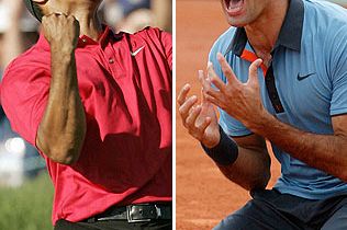 FOTO! Tiger Woods premagal Rogerja Federerja!