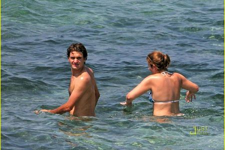FOTO! Roger in Mirka Federer 