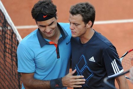 Federer spet ob en niz!