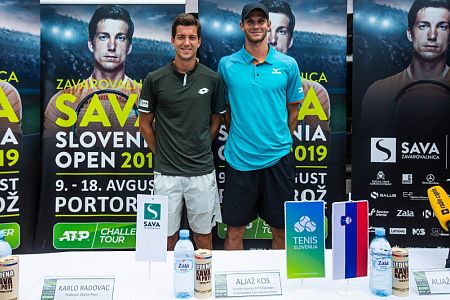 Aljaž Bedene in Blaž Rola se zavedata, da sta med favoriziranimi v Portorožu