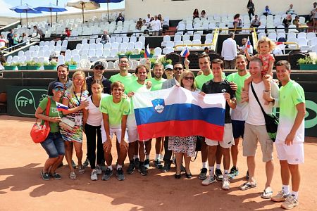 Bedene ključni mož, Slovenija v pokalu Davis premagala Egipt