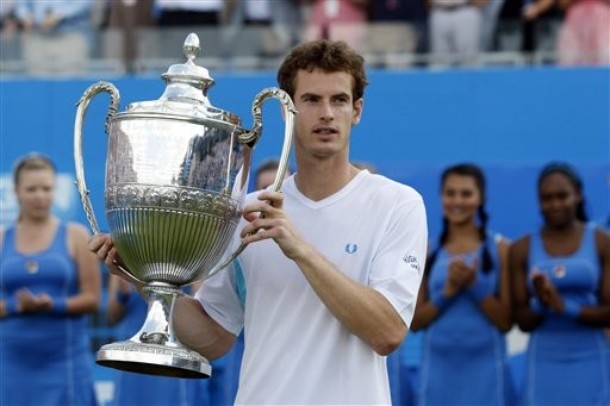 andy murray queens trophy. andy murray queens trophy.