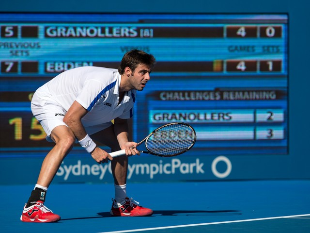 Marcel Granollers (ŠPA) je v 1. krogu Sydneya ugnal Avstralca Matthewa Ebdena