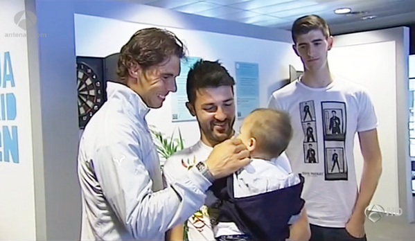 Tudi Luca Villa je spoznal Rafaela Nadala!